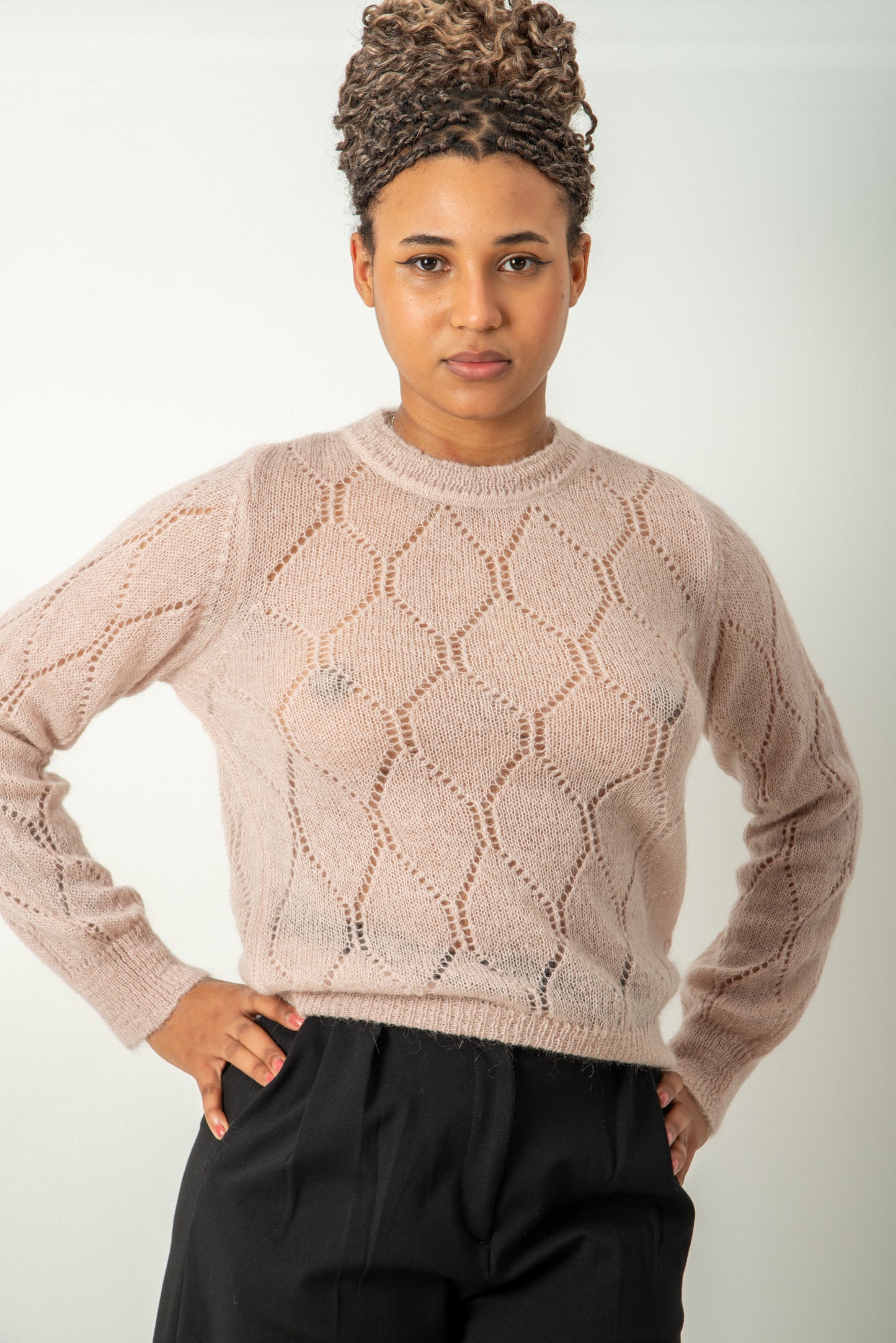 pull - rose poudre - PETIT PULLE