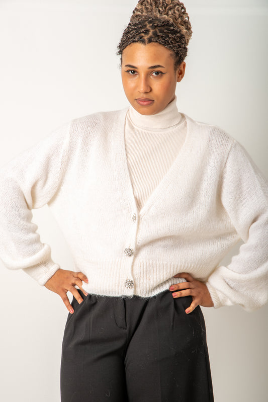 Cardigan - blanc - PETIT PULLE