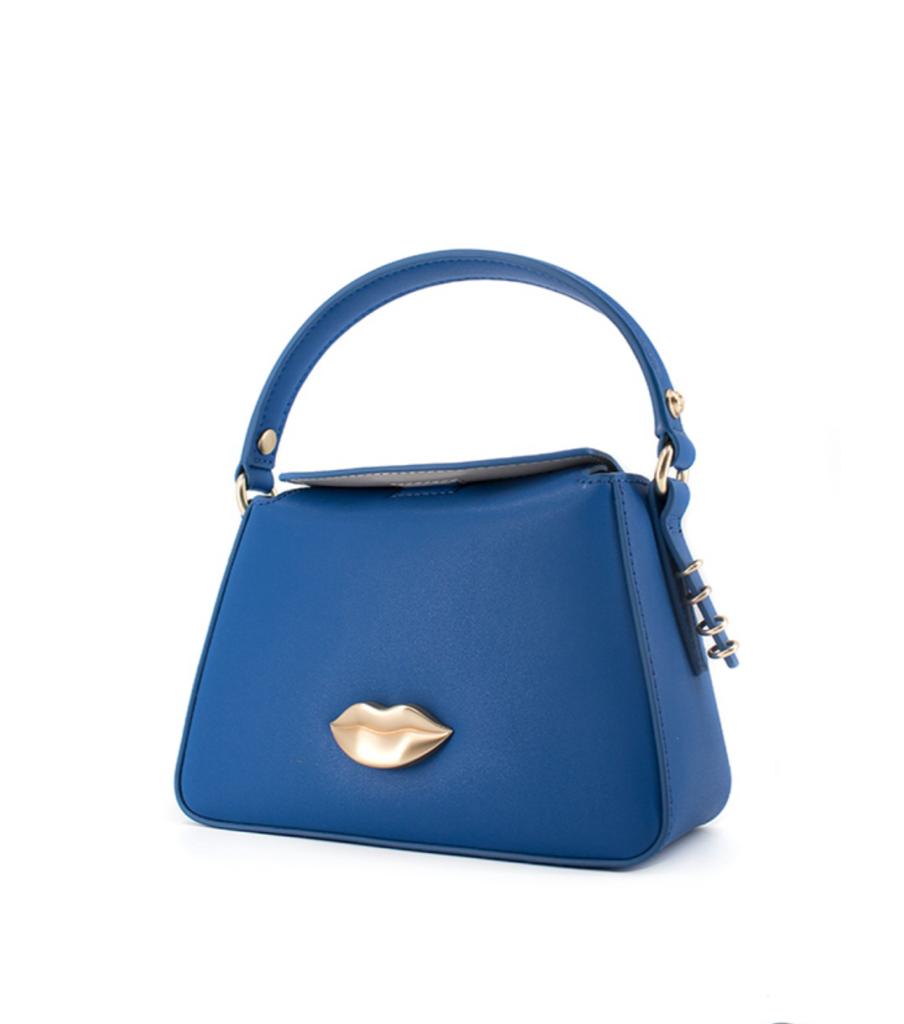 Sac à main Venus bleu - 100% cuir