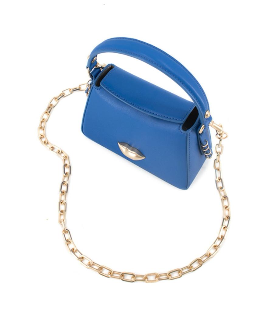 Sac à main Venus bleu - 100% cuir